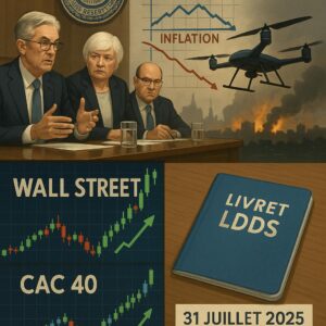 31 juillet 2025 : Synthèse économique, géopolitique et boursière pour optimiser votre patrimoine