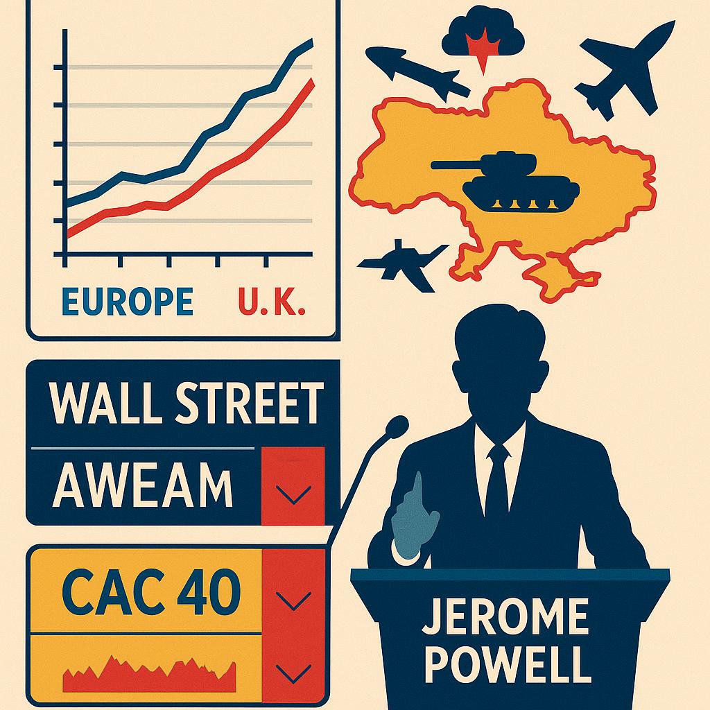 Inflation Europe & UK, Ukraine : marchés en suspens avant Jackson Hole