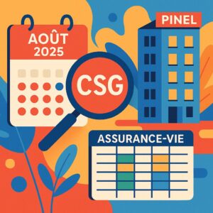 CSG 2025, Pinel et assurance-vie : comment réduire efficacement vos impôts
