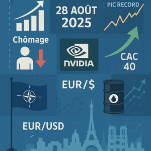 28 août 2025 : tendances économiques et boursières – Nasdaq, CAC40 et PIB US décryptés