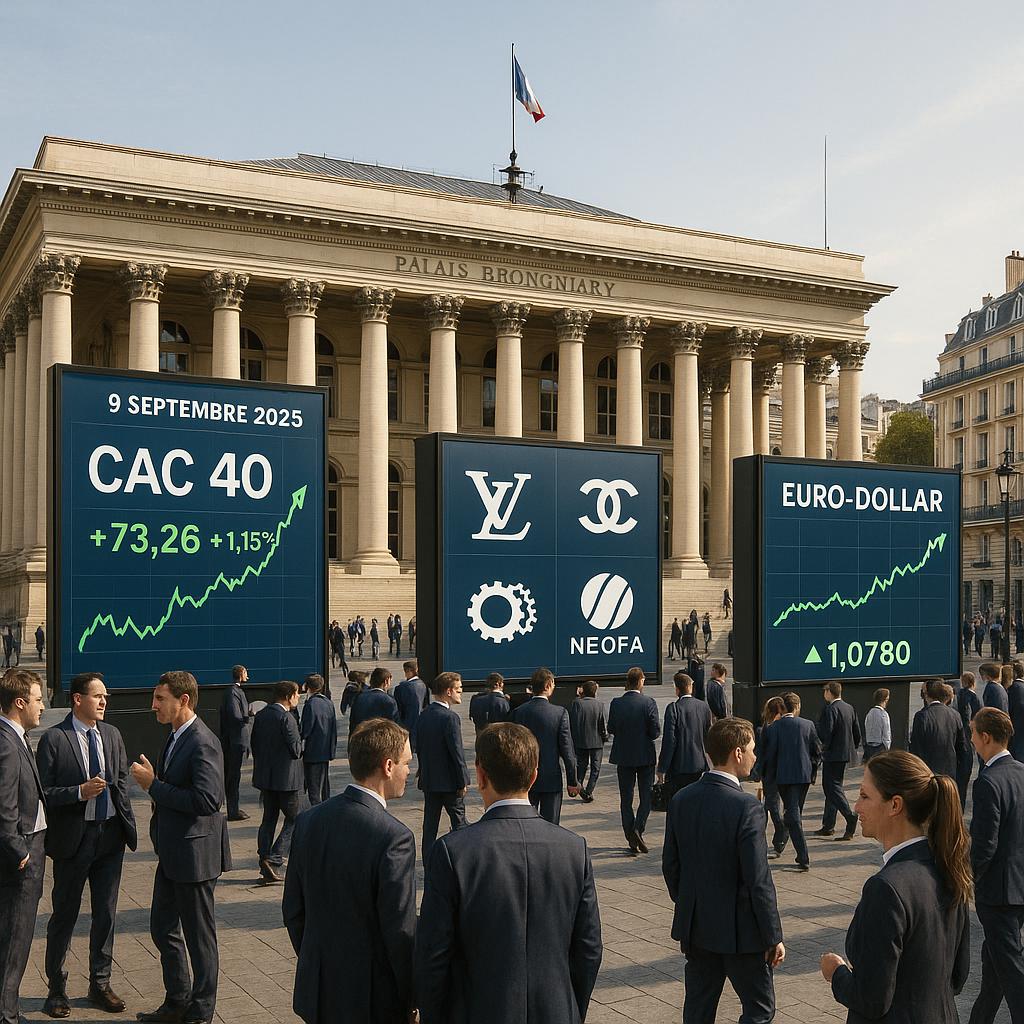 9 Septembre 2025 : CAC40 en Hausse & Euro Fort – Quelle Action Acheter ?