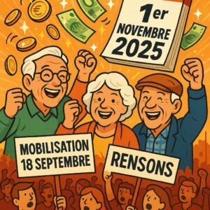 Revalorisation des pensions 2025-2026 & mobilisation du 18 septembre : préparez votre retraite