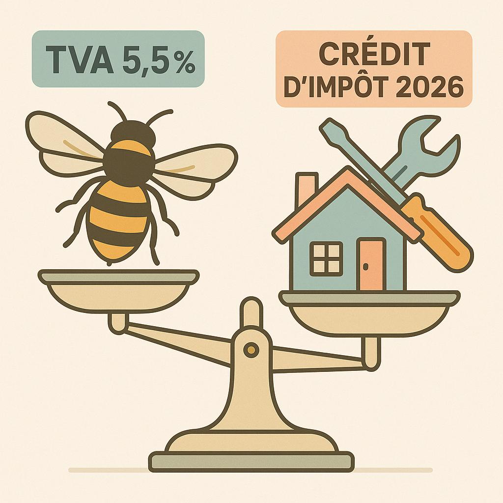 TVA 5,5 % sur macro-organismes pollinisateurs & crédit d’impôt 2026 : ce qu’il faut savoir