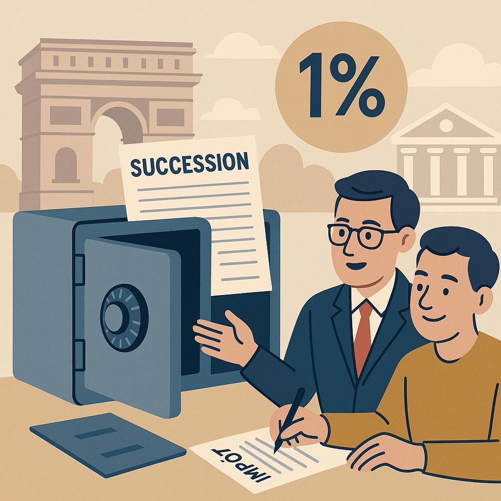 Droits de succession et frais bancaires 2025 : tout ce qu’il faut savoir