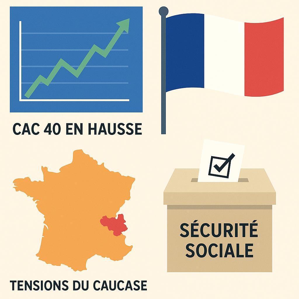 Croissance française 2025, CAC 40 et budget de la Sécu : l’actualité financière et géopolitique immanquable