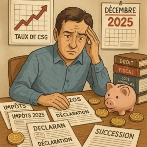 Fiscalité 2025 : Anticipez et maîtrisez impôts, CSG et transmission de patrimoine