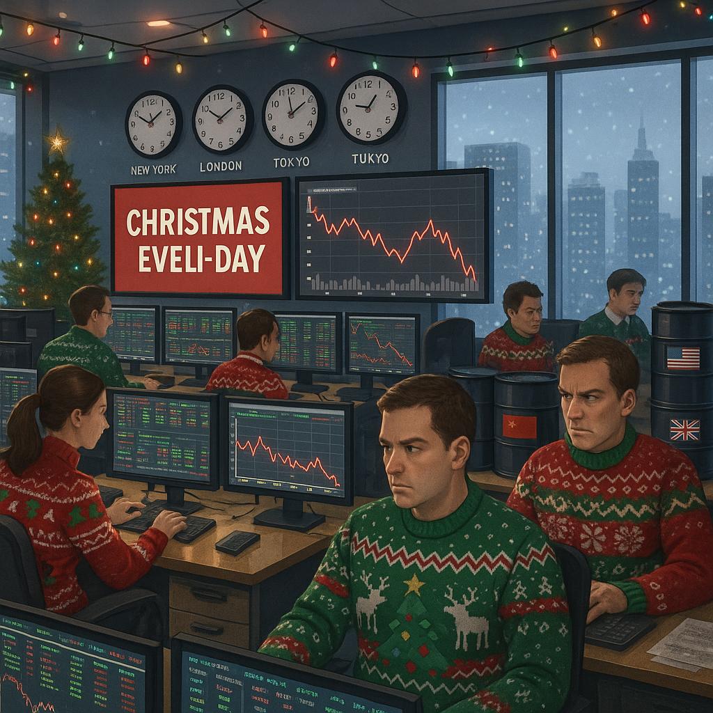 Veille de Noël 2025 : quel bilan pour les marchés mondiaux ?