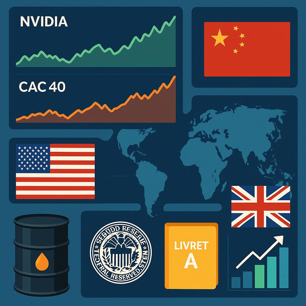 Actualité des marchés (24h) : Fed, Nvidia, tensions géopolitiques & placements 2026