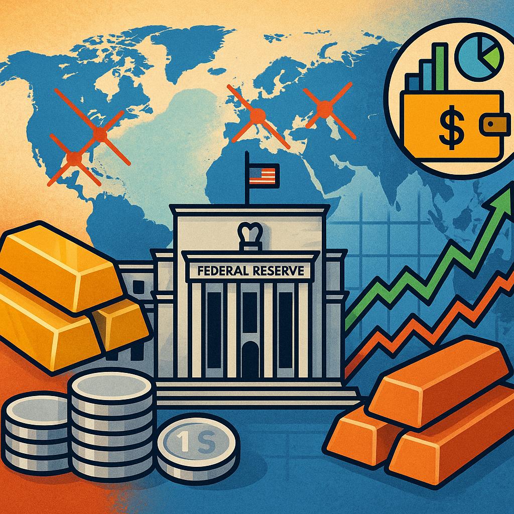 Point marché : or historique, Fed prudente et tensions géopolitiques | NEOFA