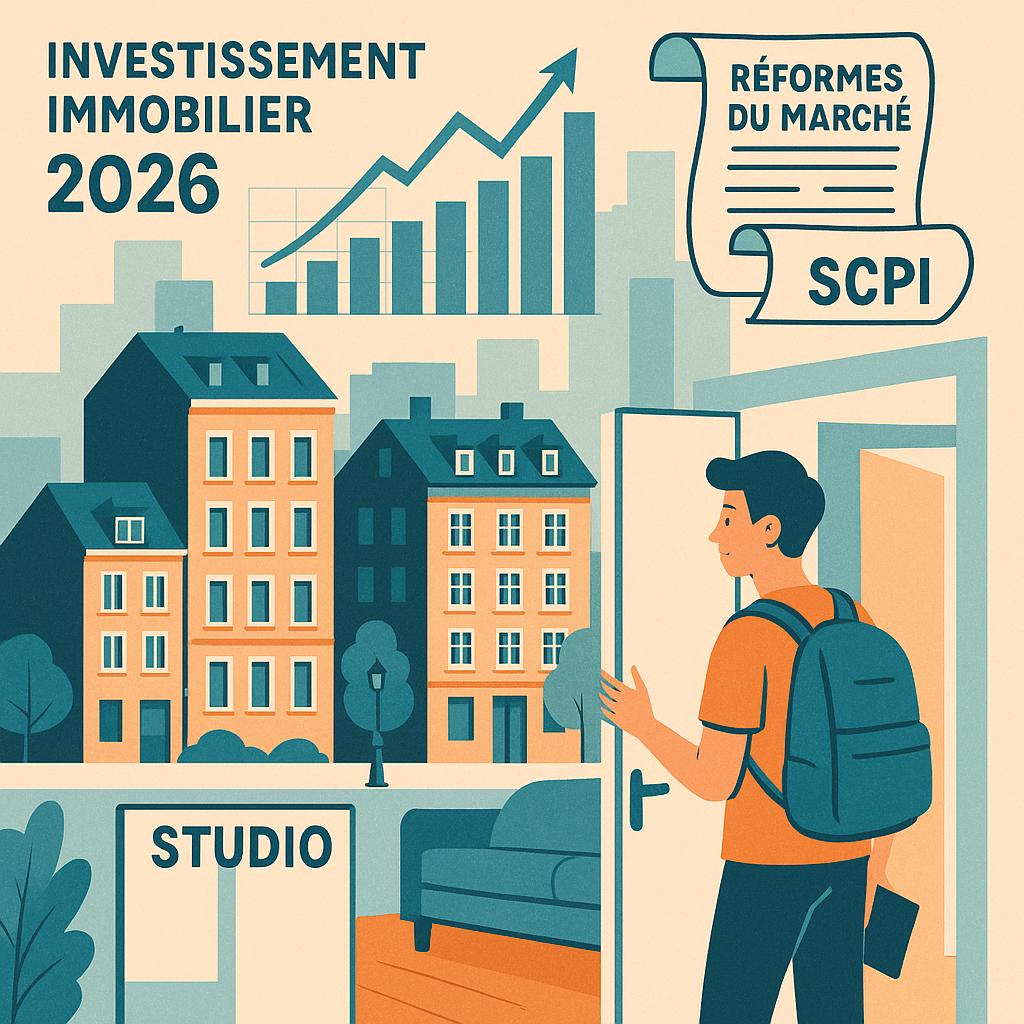 Investissement Immobilier 2026 : Réformes, SCPI & Logement Étudiant