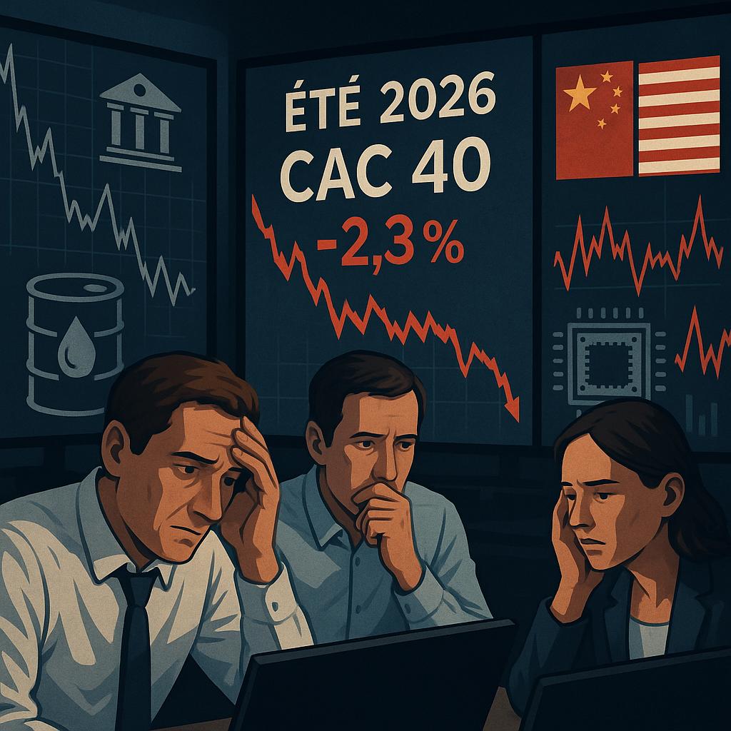 Bourse : vers une correction cet été 2026 ? Taux, tensions géopolitiques et CAC 40 sous pression