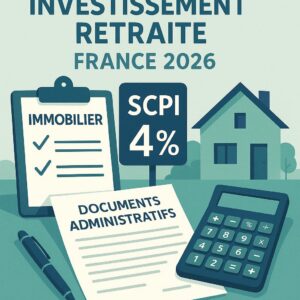 Investir pour la retraite en 2026 : immobilier, SCPI, taux… quelles stratégies adopter en France ?