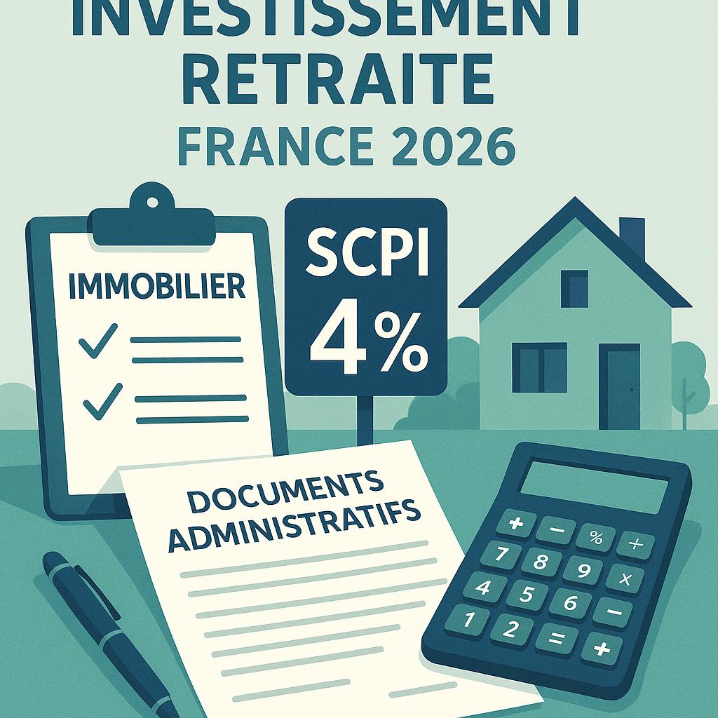 Investir pour la retraite en 2026 : immobilier, SCPI, taux… quelles stratégies adopter en France ?