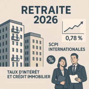 Retraite et immobilier : loyers, SCPI, crédit… comment sécuriser vos revenus futurs en 2026 ?