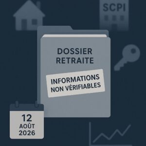 Actualité retraite 2026 : aucune information vérifiable à ce jour
