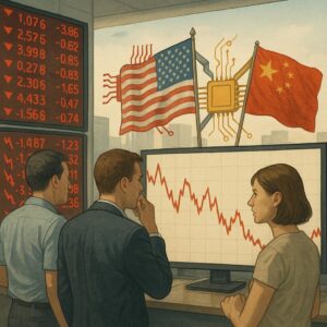 Marchés financiers : tensions États-Unis-Chine et attente de Jackson Hole