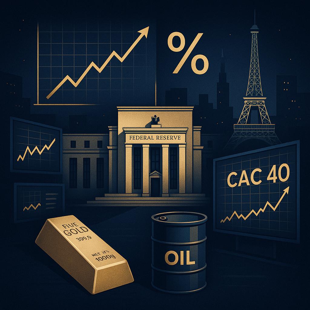 Point marchés du 16 septembre 2026 : Fed, taux, or et CAC 40 sous surveillance